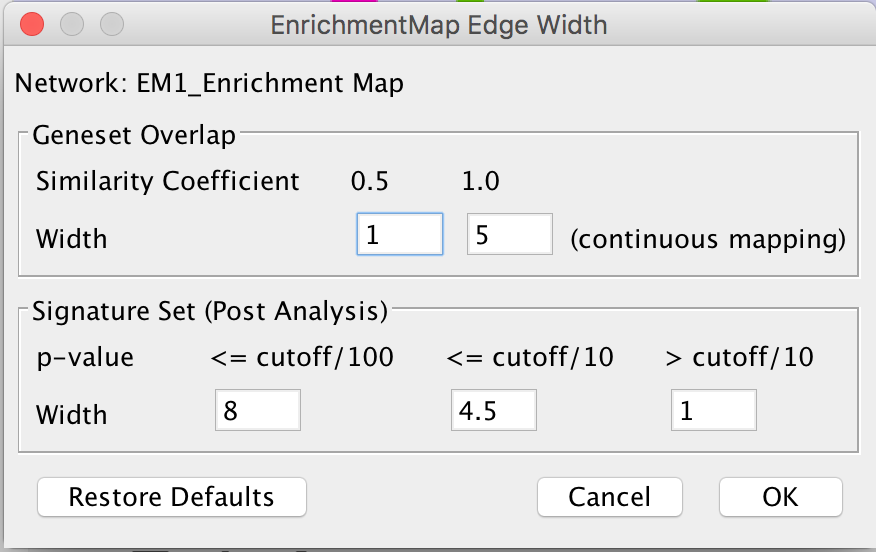 Screenshot PostAnalysis InputPanel